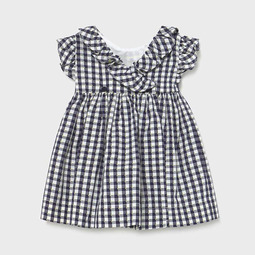 Mayoral - Dress - Gingham - Navy