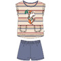 Woody - Pajamas - Guinea Pig - Multi Color Striped