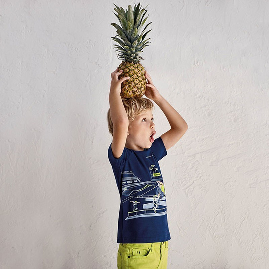 Mayoral - T-Shirt - Glow In The Dark - Rain