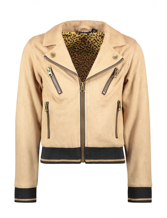 Like Flo - Jacke - Biker - Mud Brown