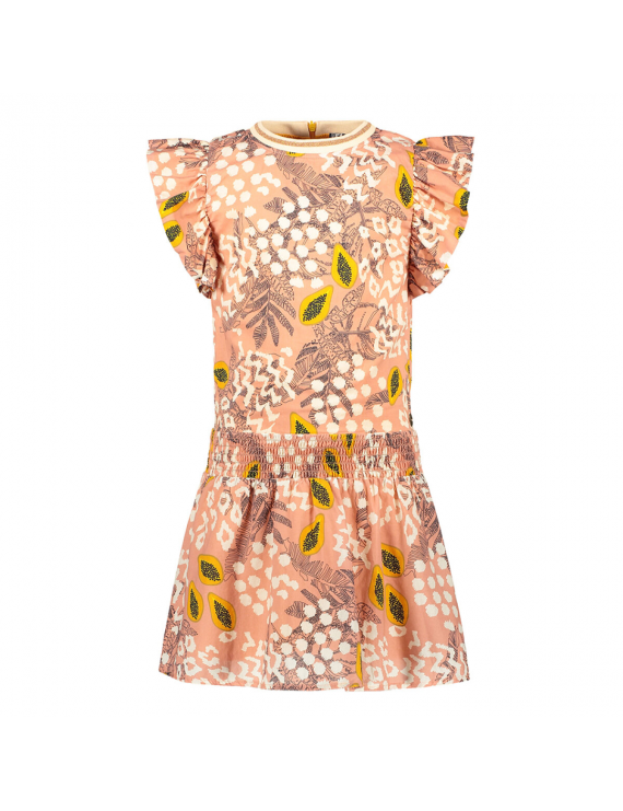 Like Flo - Kleid - Papaya Print - Rosa