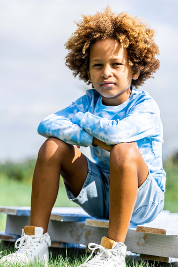 Quapi - Sweater - Miro - Blue Sea Tie Dye