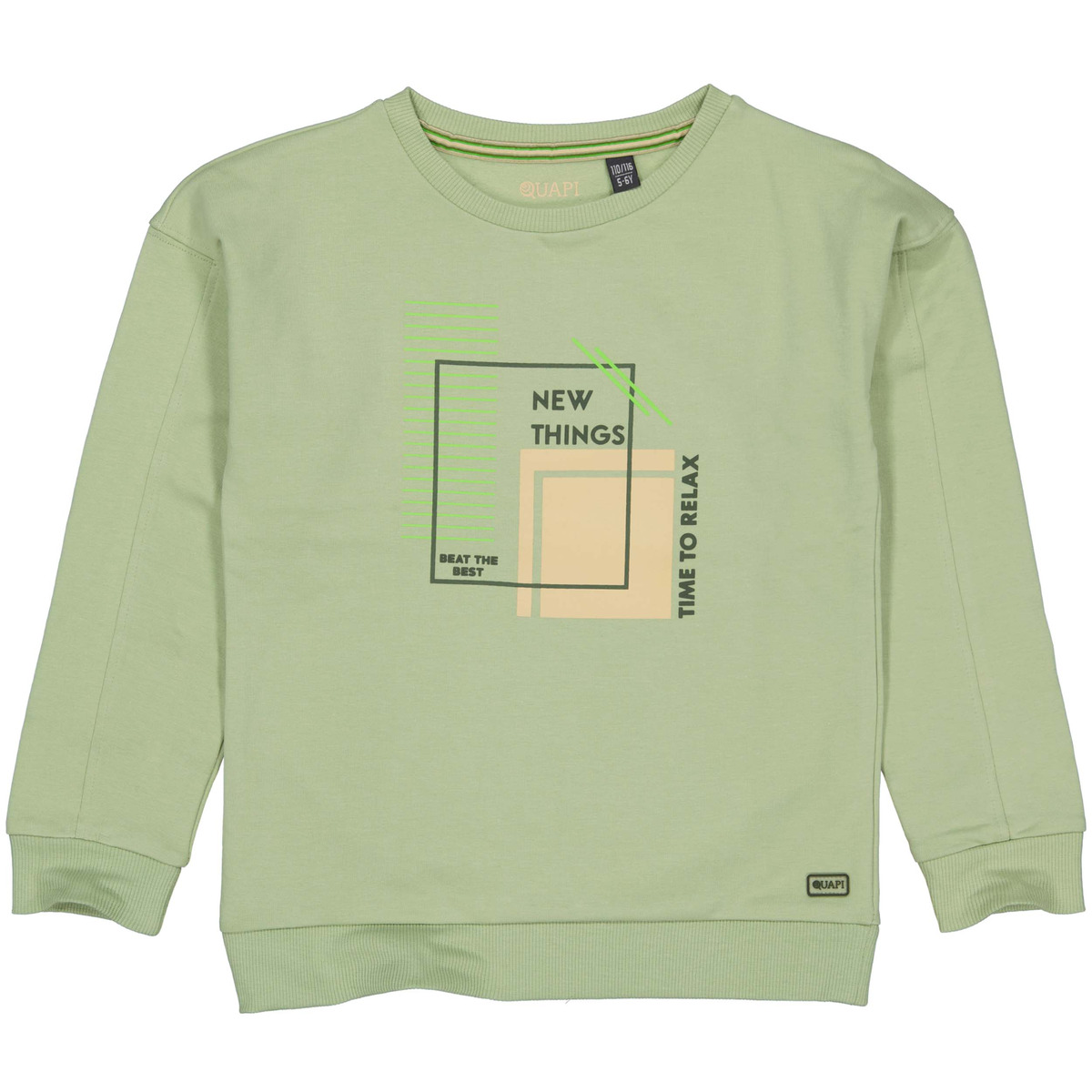 Quapi - Sweater - Ramzi - Green Mist