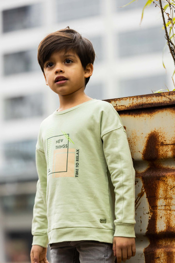 Quapi - Sweater - Ramzi - Green Mist