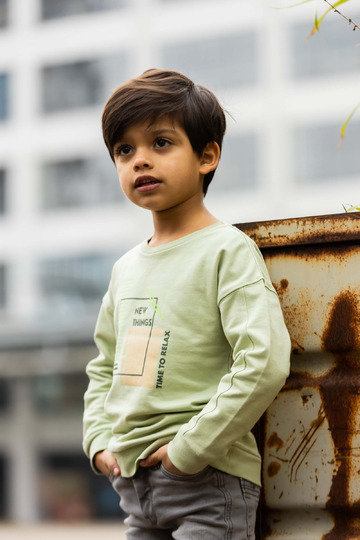 Quapi - Sweater - Ramzi - Green Mist