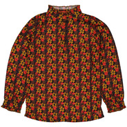 Quapi - Blouse - Rene - AOP Black Flower