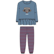 Woody - Pyjama - Wasbeer - Blauw