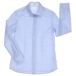 Gymp - Hemd - Skulls - Lightblue / Multi