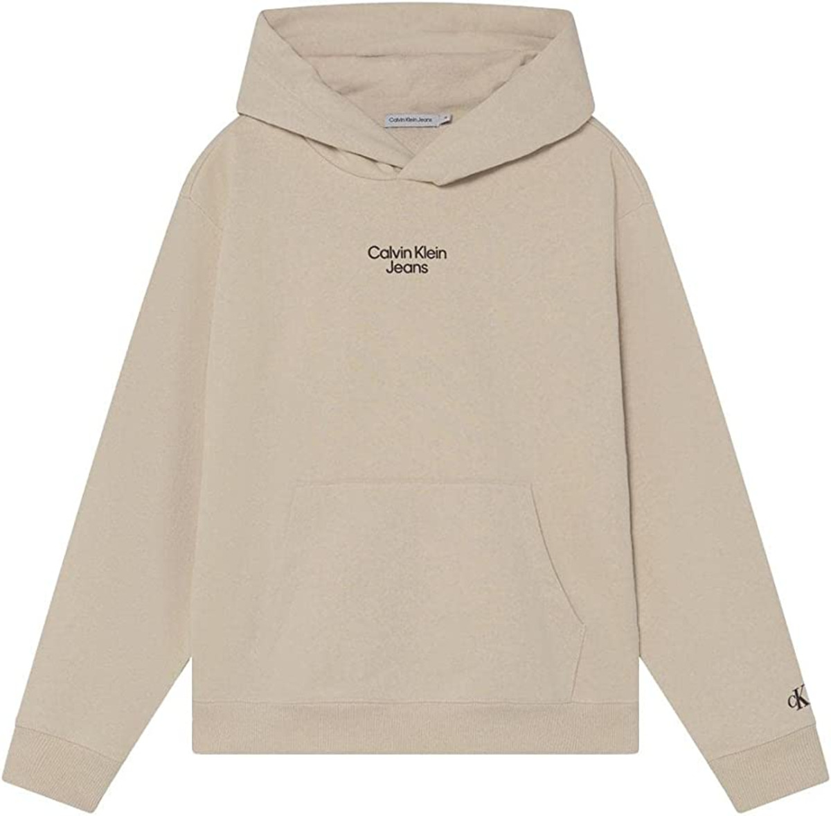 Calvin Klein - Hoodie - Eggshell