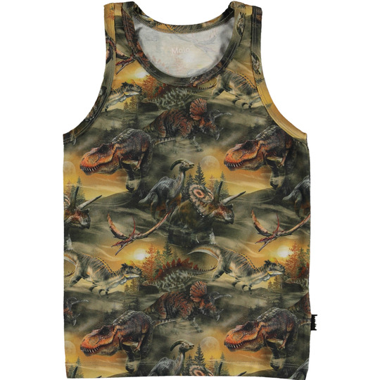 Molo - 2-Pack Singlet - Jayden - Dino Black