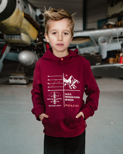 Skurk - Hoodie - Savijn - Bordeaux