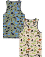Claesen's - Boys 2-Pack Singlets - Dino