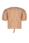 Like Flo - Dot Knotted Blouse - F302-5160-435 - Camel