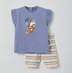 Woody - Pajamas - Cavia - Blue