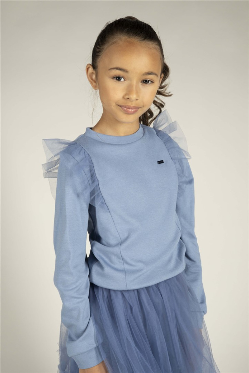 Le Chic - Longsleeve - Oud Blauw