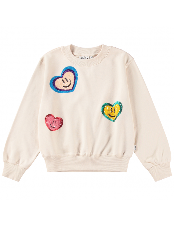 Molo - Sweater - Marge - Sequin Hearts