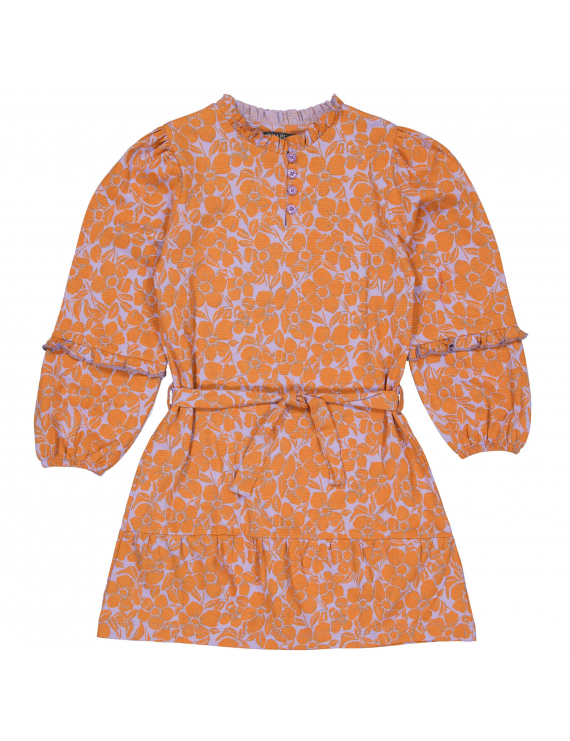 Quapi - Jurk - Davide - AOP Orange Flower