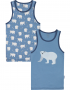 Claesen's - Boys 2-Pack Singlets - Polar Bear