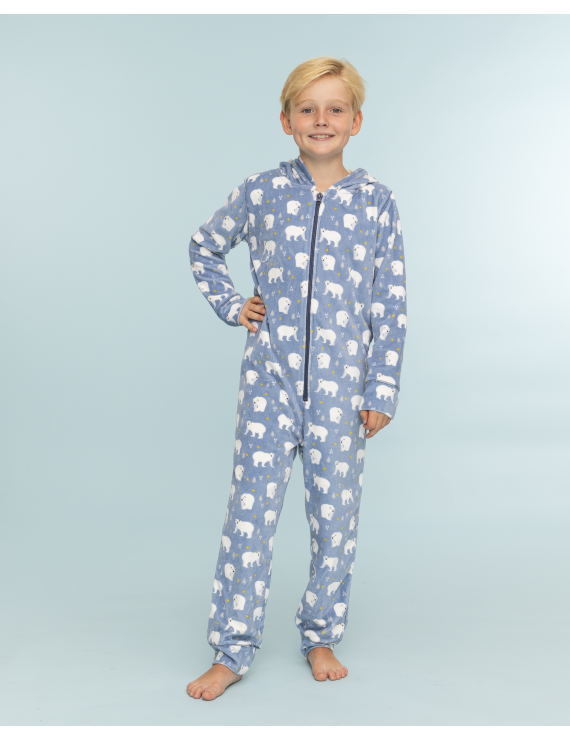 Claesen's - Boys Onesie - Polar Bear - Velvet