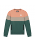 Skurk - Sweater - Sjoerd - Peach/Sand/Forest Green