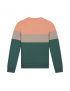 Skurk - Sweater - Sjoerd - Peach/Sand/Forest Green