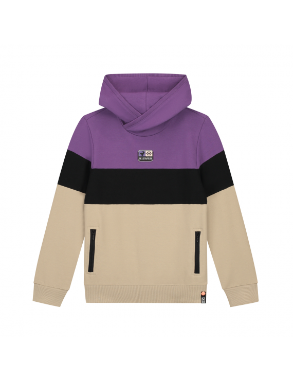 Skurk - Hoodie - Siem - Purple/Black/Sand