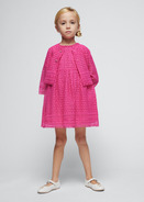 Mayoral - Jurk - Fucsia