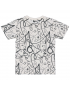 Quapi - T-Shirt - Fayzel - AOP White Sketch