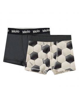 Molo - 2-Pack Boxershorts - Justin - Football Black