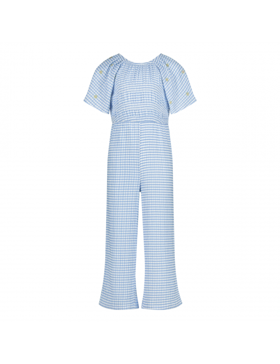 Quapi - Jumpsuit - Felin - AOP Blue Check