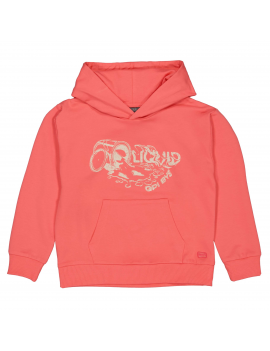 Quapi - Hoodie - Fince - Vintage Red