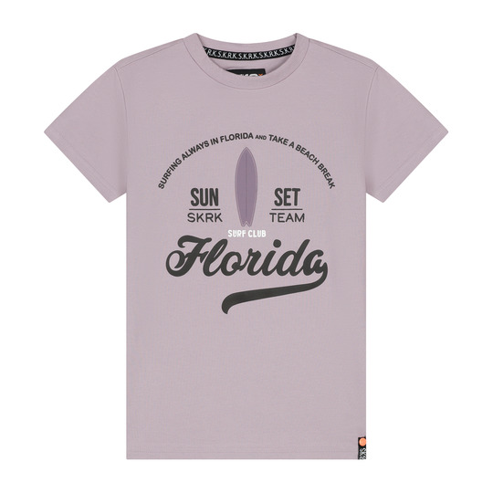 Skurk - T-Shirt - Twan - Aubergine