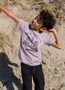 Skurk - T-Shirt - Twan - Aubergine