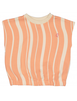 Quapi - Top Sweater - Fean - AOP Orange Graphic