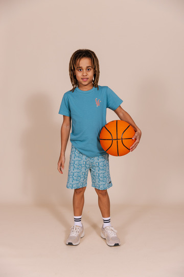 Quapi - T-Shirt - Fenix - Aqua Blue