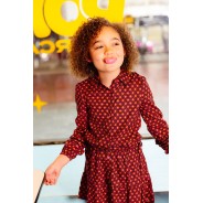 Quapi - Jurk - Adriana - AOP Lime Green Retro