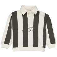 Quapi - Sweater - Harman - AOP Dark Green Stripe