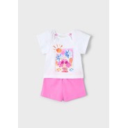 Mayoral - Set 2 Stuks - T-Shirt en Short - Camelia