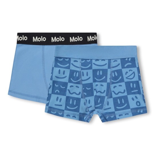 Molo - 2-Pack Boxershorts - Justin - Blue Vibes