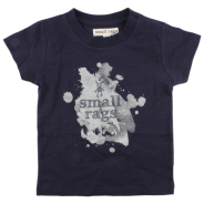 Small Rags - Eddy SS Top - Navy Iris