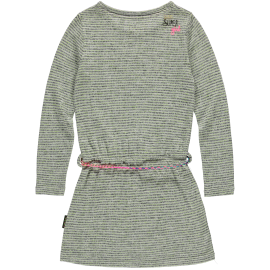 Quapi - Jurk - Lacey - Bright Yellow Stripe