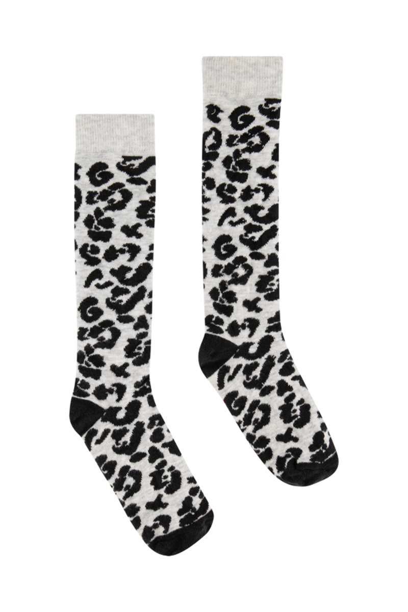 Quapi - Kousen - April - Dark Grey Leopard