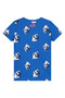Quapi - T-Shirt - Adian - Cobalt Animal