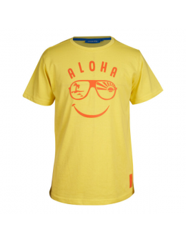 Someone - T-Shirt - Aloha - Geel