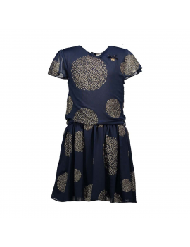 Le Chic - Kleid - Blau & Gold