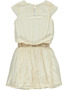 Le Chic - Jurk - Goud - Off White
