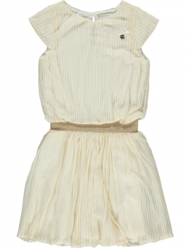 Le Chic - Kleid - Gold - Off White