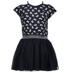 Le Chic - Jurk - Butterflies - Blue Navy