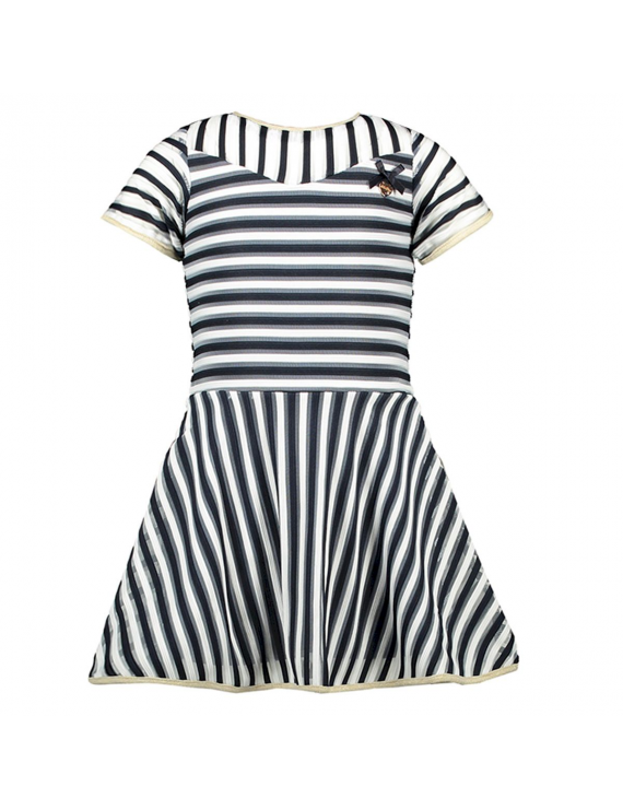 Le Chic - Kleid - Relief - Stripes