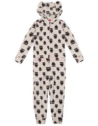 Claesen's - Girls Onesie Velvet - Owl Squirl